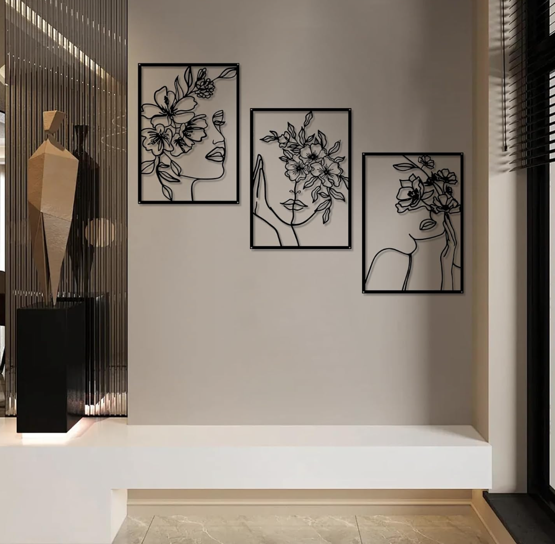 Elevate Your Space: Modern Minimalist Metal Wall Art for Effortless Style